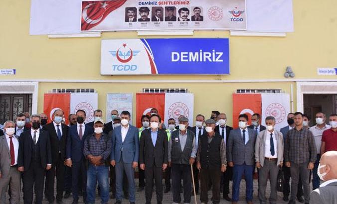 25 yıl sonra ilk kez TCDD'nin 8 Demiriz şehidi anıldı