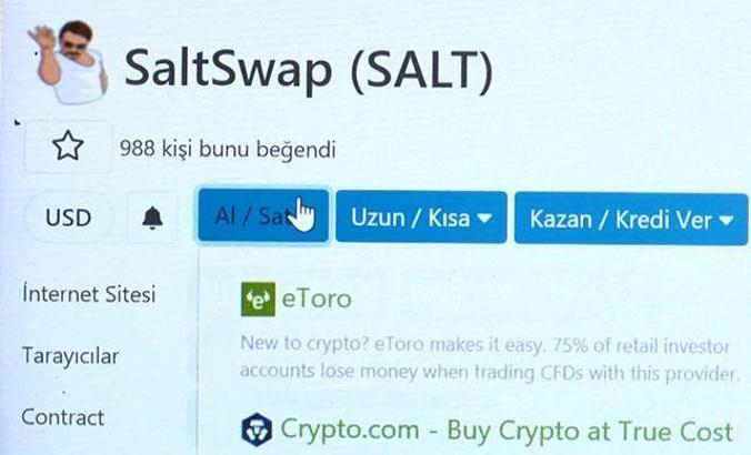 Nusret'in hareketi de kripto para oldu