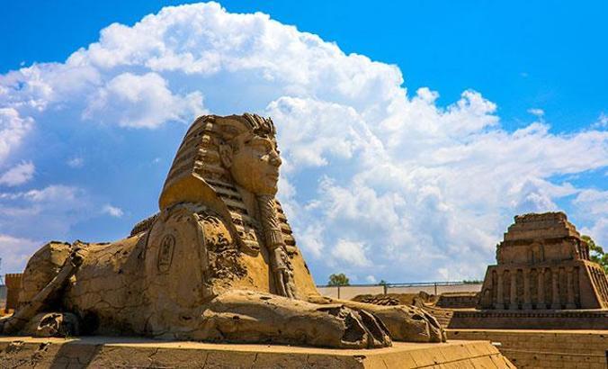 'Kayıp Şehir Atlantis', kum üzerinde yükseldi