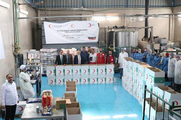 Kızılay'dan Filistin'e destek; 10 TIR yardım yola çıkıyor