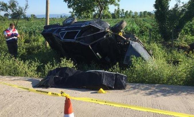 Otomobil şarampole devrildi: 1 ölü, 1'i çocuk 3 yaralı
