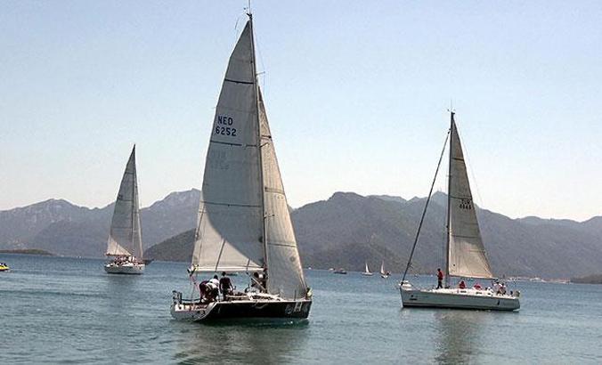 Cumhurbaşkanlığı Uluslararası Yat Yarışları Marmaris'te başladı