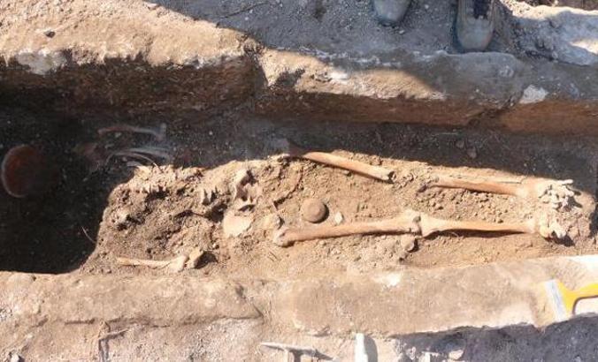 Perre Antik Kenti'nde bin yıllık iskelet bulundu