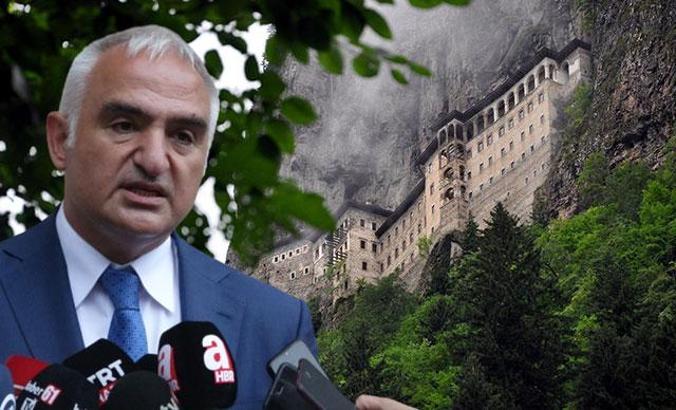 Sümela Manastırı 5 yıl sonra ziyarete açıldı! Bakan Ersoy dikkat çeken detayı paylaştı