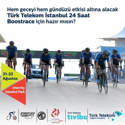 ‘İstanbul 24 Saat Boostrace bisiklet yarışı’ Türkiye'de ilk kez düzenlenecek