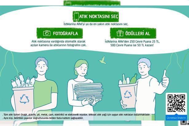 Toplanan atıklar hediye çekine dönüşüyor