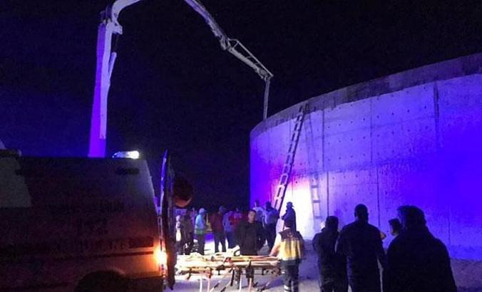 Biyogaz tesisi inşaatında göçük: 3 yaralı