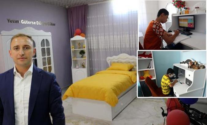 350 yetim ve öksüz çocuğun özel oda hayali gerçekleştirildi