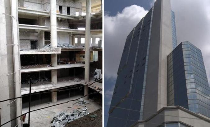 20 yıldır tamamlanamayan otel inşaatına Alman bankası el koydu