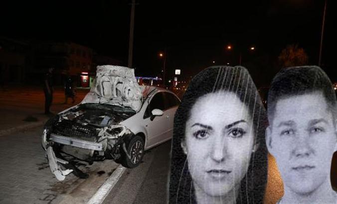 Aşırı hızlı otomobilin çarptığı Polonyalı çift öldü