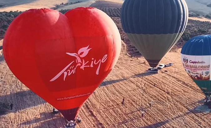 Göbeklitepe'de, sıcak balon uçuşları başladı