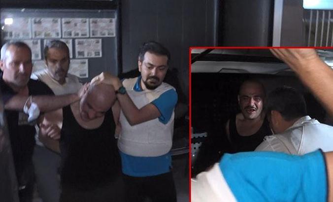 Polis aracına pompalı ile ateş açıp, kılıçla direnen şüpheli operasyonla yakalandı