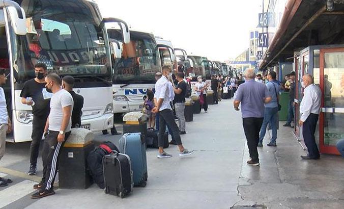 15 Temmuz Demokrasi Otogarı'nda Kurban Bayramı öncesi yoğunluk