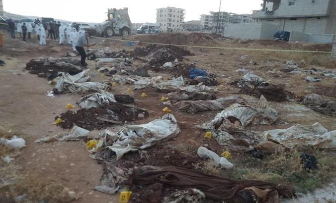 In Syria, 68 bodies massacred by PKK/YPG/PYD found in the mass grave
