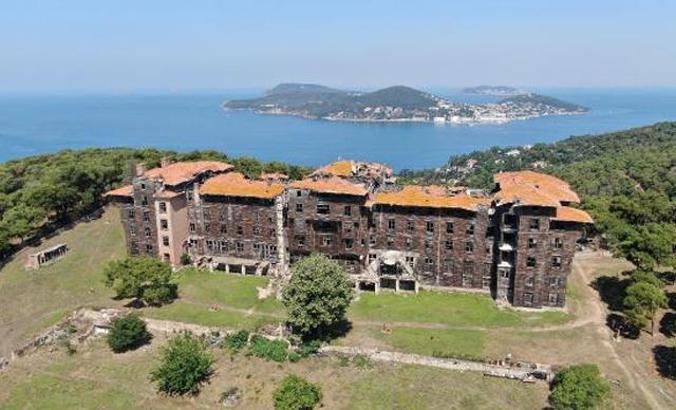 Büyükada Rum Yetimhanesi'nde milim milim yürütülen çalışma tamamlandı