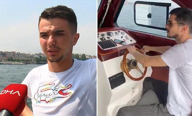 Samatya açıklarında bindikleri tekneden ağabeyinin kaybolduğu anı anlattı