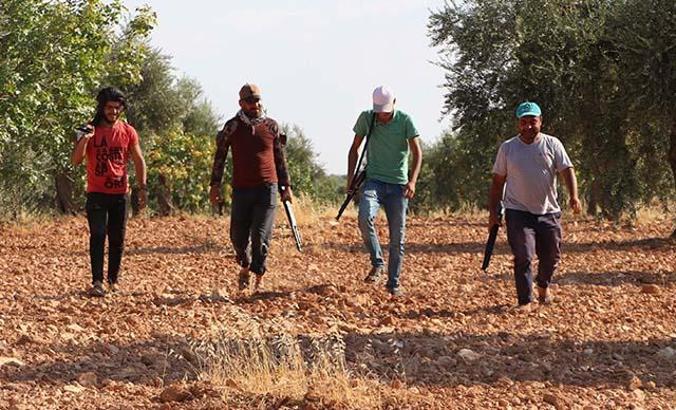 Elde tüfek, Antep fıstığı nöbeti