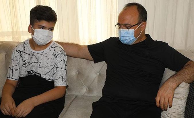 Vali Yırık, davetini kabul ettiği Miraç'ın evine misafir oldu