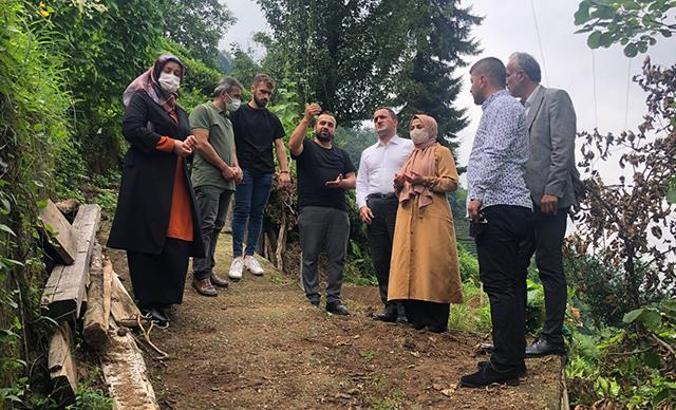 Beyoğlu Belediye Başkanı Yıldız’dan, Rize’ye geçmiş olsun ziyareti
