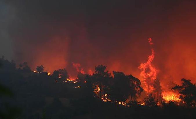 Manavgat'taki büyük yangın 7'nci gününde
