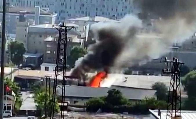 İki sanayi sitesinde yangın