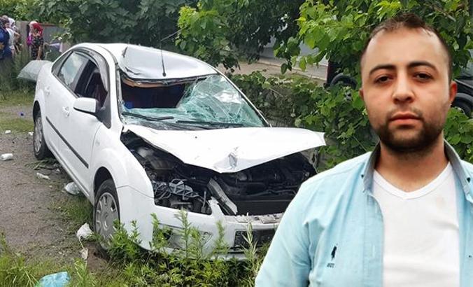 Otomobilin çarptığı bisikletli öldü