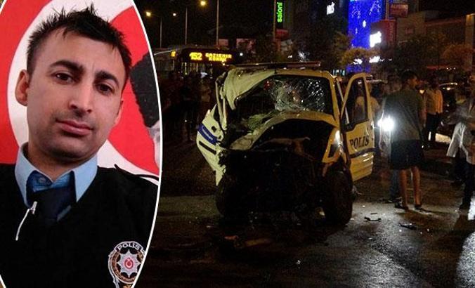 İhbara giden polis aracı otomobille çarpıştı: 1 şehit, 4 yaralı