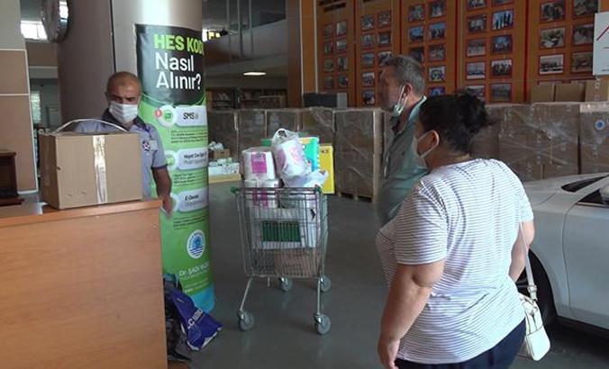 Tuzla’da ‘Yaralarımızı birlikte sarıyoruz’ kampanyası