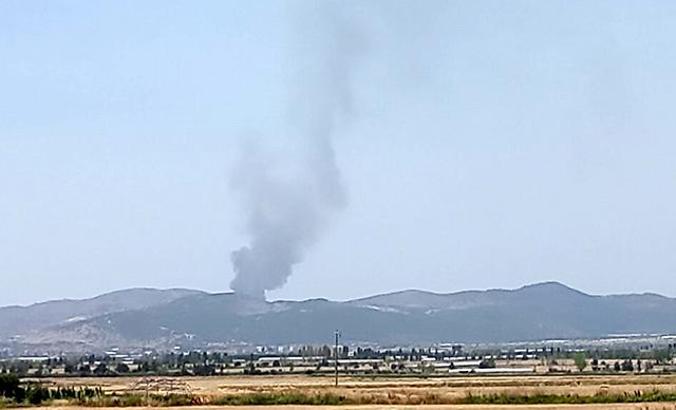 Burdur Tefenni'de orman yangını