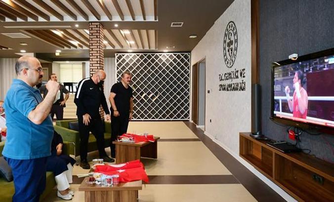 Trabzon’da olimpiyat madalyası sevinci