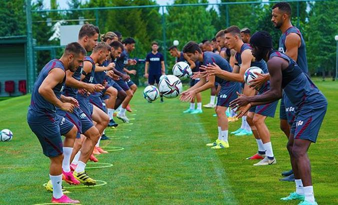 Trabzonspor, Molde FK maçı hazırlıklarını sürdürdü