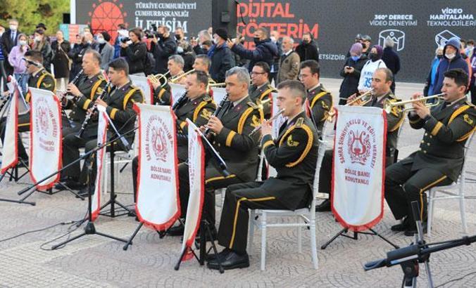 Samsun'da 29 Ekim kutlamaları, bando konseri ile başladı