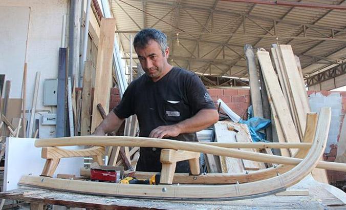 Avrupa'dan 1500 euroya alınan kızaklar, Tokat’ta 1500 TL'ye üretildi