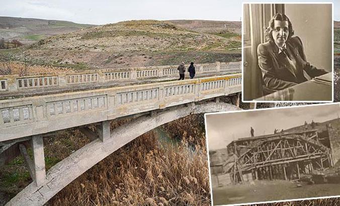İlk kadın inşaat mühendisi Gürayman'ın yaptığı 'Kız Köprüsü'ne koruma