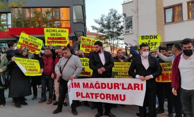 'Evim' mağdurları Ankara'da çözüm aradı