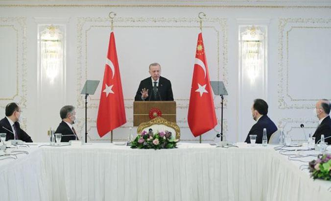 Cumhurbaşkanı Erdoğan MÜSİAD heyetini kabul etti