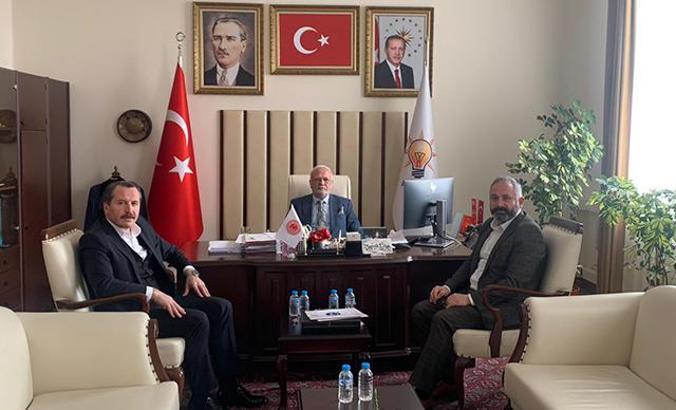 Memur Sen Genel BaÅŸkanı Yalçın, AK Parti'li Ünal ve ElitaÅŸ ile görüÅŸtü