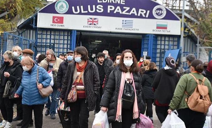 Edirne'de esnafın, Bulgaristan'ın PCR zorunluluğu endişesi