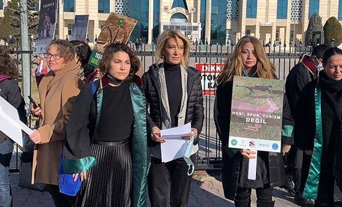 Yaban hayvanlarının avlanılması davasında ilk duruşma