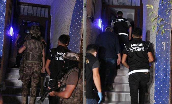 İstanbul'da uyuşturucu satıcılarına şafak operasyonu