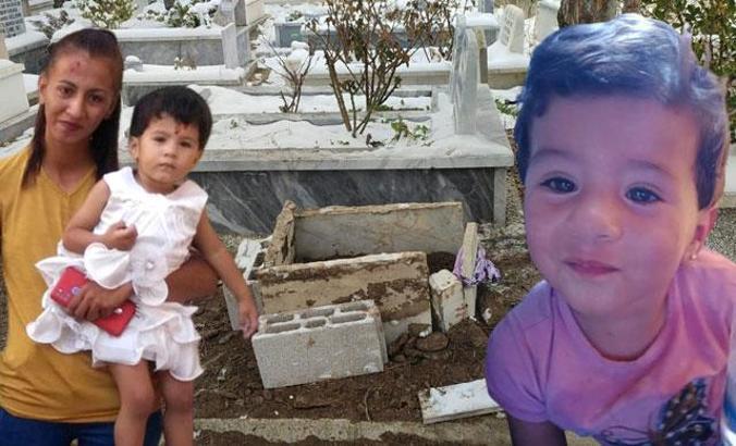 Dayısının döverek öldürdüğü öne sürülen minik Ayşenur toprağa verildi