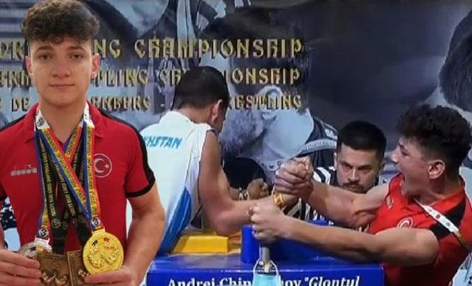 Bacaklarındaki engelini bilekleriyle aştı, 'dünya şampiyonu' oldu