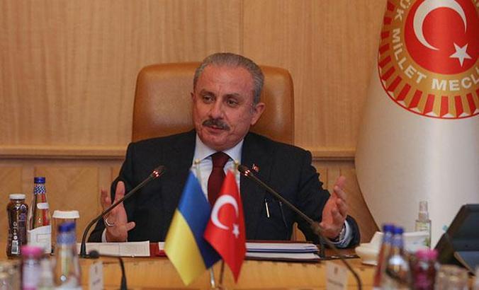 Şentop, Ukrayna-Türkiye Parlamentolar Arası Dostluk Grubu Eş Başkanını kabul etti