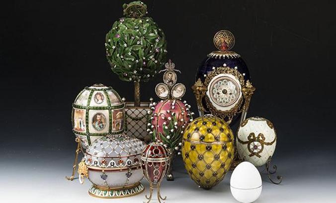 Dünyanın en değerli yumurtaları Faberge'ler, Londra’da sergilenmeye başlandı