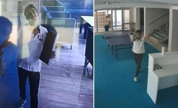 Kameraya gülümseyen hırsız tutuklandı