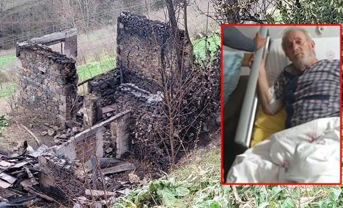Çocuklarının kendileri ile kalması ısrarına rağmen döndüğü evinde, yangında öldü