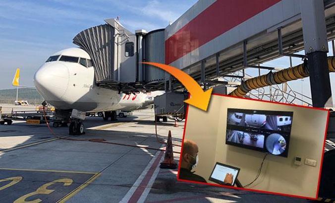 'Yolcu biniş köprüsü' ilk kez bir havacılık operasyonunda kullanıldı