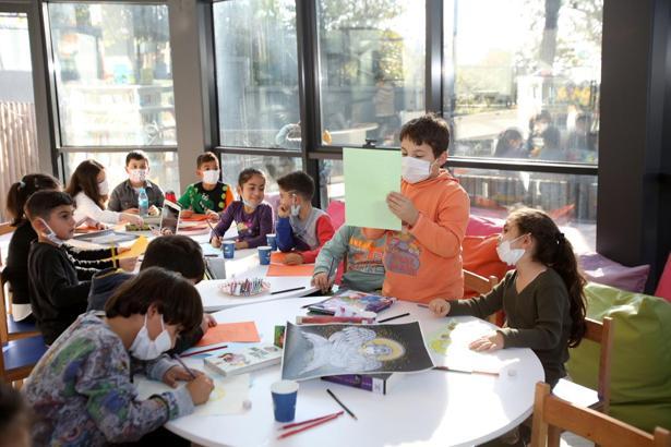 Küçükçekmece'de çocuklara özel 'Kuşlu Kütüphane'