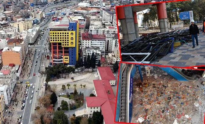 'Dünyanın en saçma binası'nın yıkımı başladı