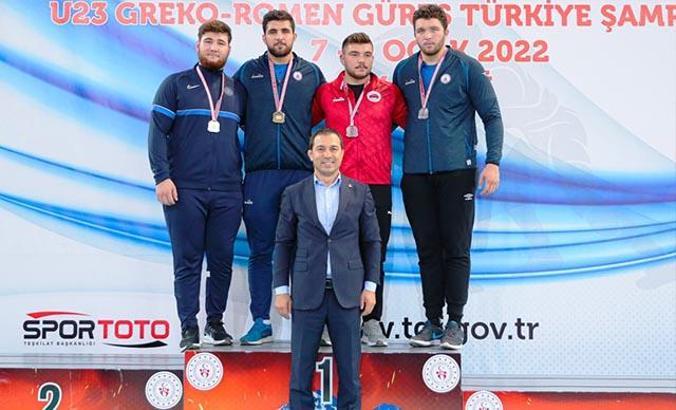 U23 Grekoromen Türkiye Güreş Şampiyonası sona erdi